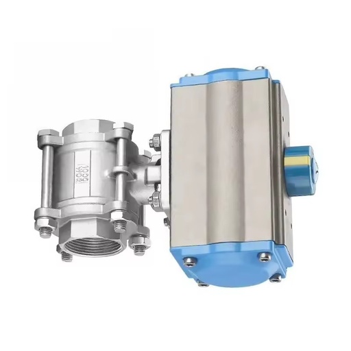 Pneumatic Stainless Steel Standard PN16 Pressure Water Air Oil DN15-DN100 Pipe Fitting Ball Valve OEM ISO9001 CE