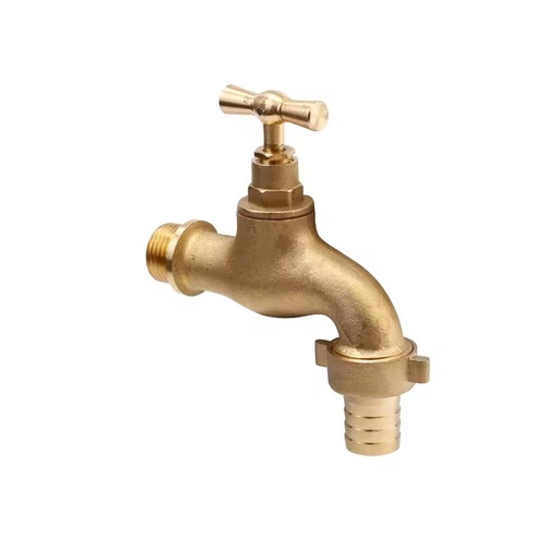 Hose Bibcock Ball Valve Bibcock Top Quality Full Size 1/2-1" Brass Faucet for Family Garden Water Tap Brass Casting Bibcock