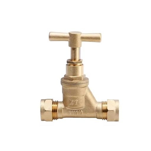 High Quality 15mm 22mm Hydraulic Brass Globe Valve Welding Shut-off Valve Brass Chrome Stop Valve
