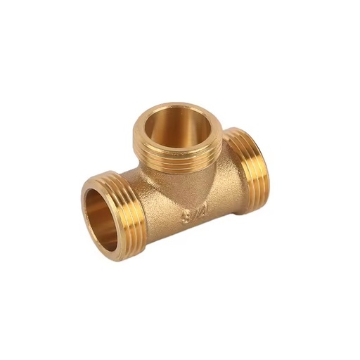 1/2in Elbow Fitting Brass Color Water Pipe System Male Joint for Bathroom