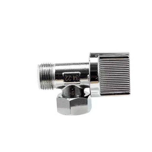 Bathroom Washing Machine Brass Angle Valve Female and Male Threaded Connection With ABS Handle