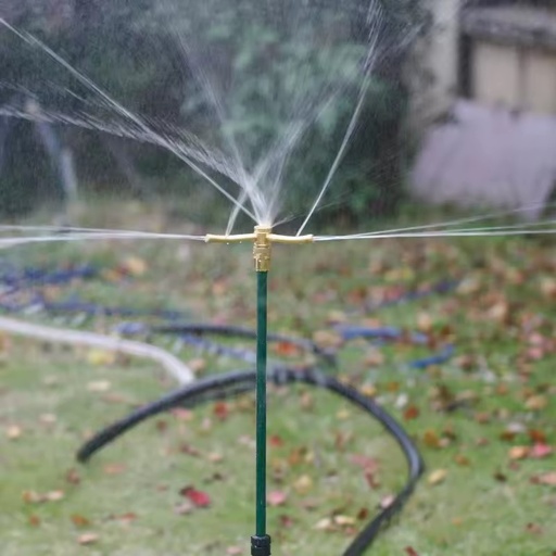 3-Arm Rotating Telescoping Sprinkler with Spike up to 40 Inches for Large Area