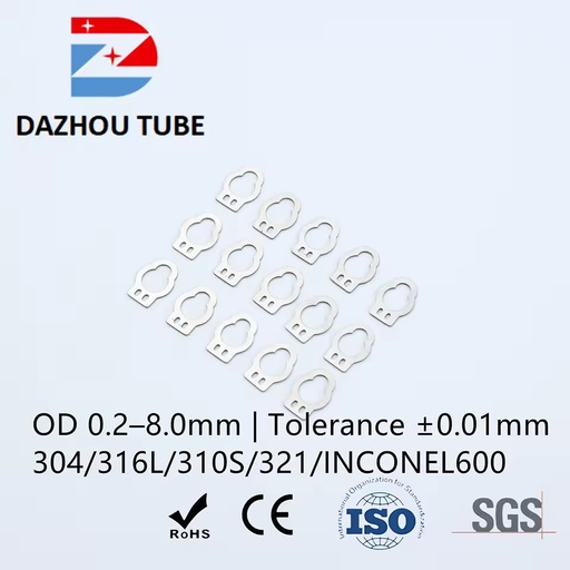 Flexible High Precision Durable Custom Size Smooth Surface Seamless 304L Stainless Cold Rolled Welding Control Valve Microtube