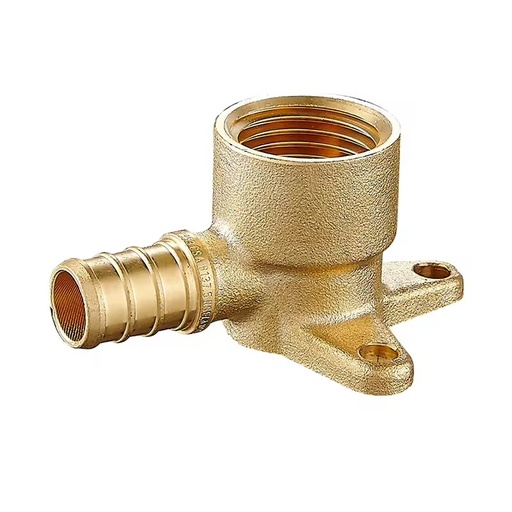 Forged Lead-Free Brass 1/2" Drop Ear Elbow PEX 1/2" NPT Female Adapter High Pressure Corrosion-Resistant Plumbing Connector for