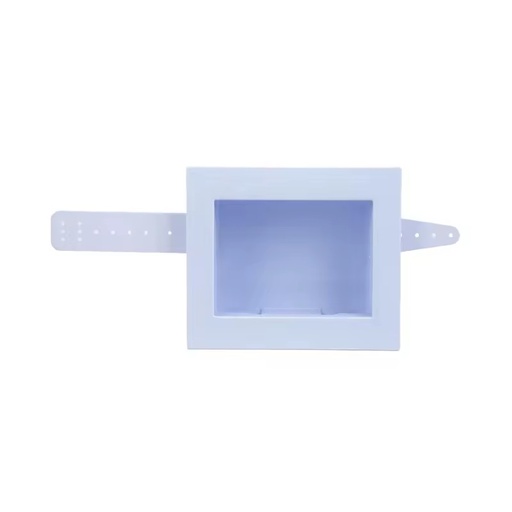 Wholesale Plastic Washing Machine Outlet Box with 1/4 Turn Hot and Cold Shut Off Valves High Quality Laundry Valve Box