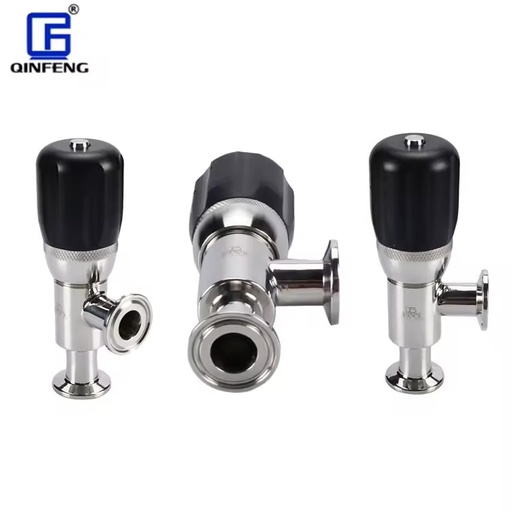 SS304 SS316L Sanitary OEM Stainless Steel Manual Mini Safety Valve 1/4'' DN25-DN50 ODM Clamp Liner Weld Valves Water Pneumatic