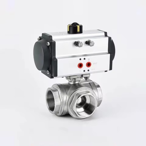 Factory Sale High Quality Pneumatic Ball Valve Double/Single Acting Flow Control Threaded 3 Way Actuator Valve OEM JTAIV
