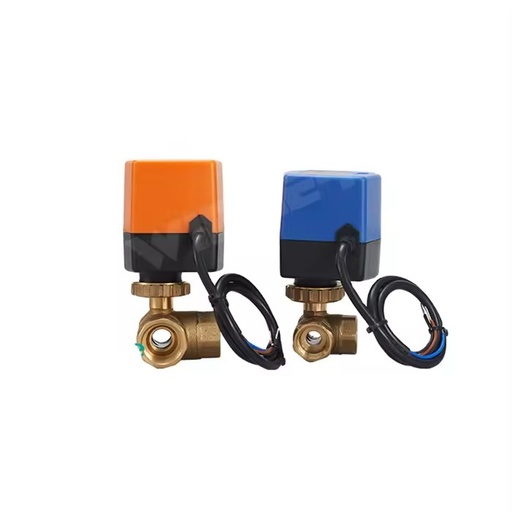 Wra6320a Electric Ball Valves 220VAC Electronic Actuator 3 Way Valve On/off Water Flow Control Motorized Valve