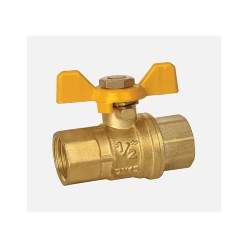 Premium Brass Butterfly Valve Industrial Grade Flow Control Valve for Plumbing and Water Systems