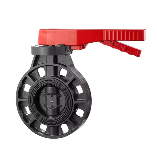 World and Chinese Popular DIN Standard PN16 Industrial UPVC butterfly Valve