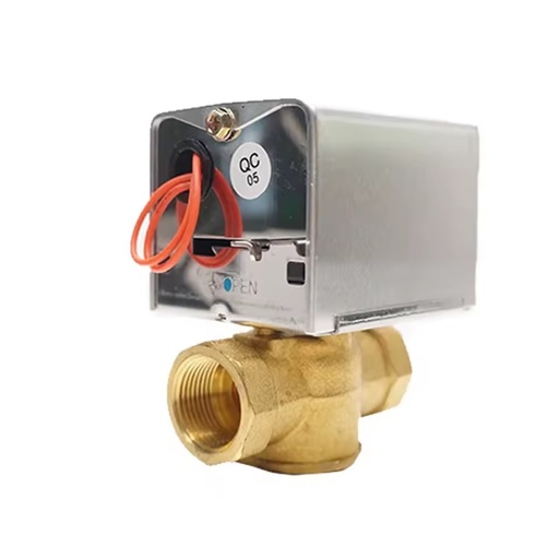 Winvall Fan Coil Until Electric Control Thermostatic 3 Way Valve Spring Return Ball Valve Dn15 DN20 DN25 Motorized Zone Valves