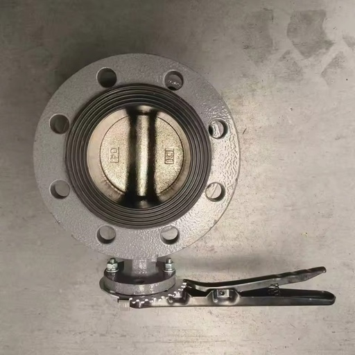 Factory Double Flanged Butterfly Valve DI Body Disc EPDM Sealing Lever Gear Operated PN16 Corrosive Water DN40-DN1200