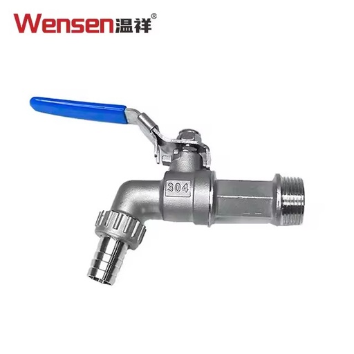 304 Stainless Steel Manual High Flow Corrosion Resistant Ball Valve Hot Water Tap