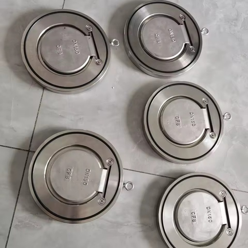 SS316 SS304 Single Plate Wafer Type Swing Flap Check Valve DN50-DN300 Water Oil Acid