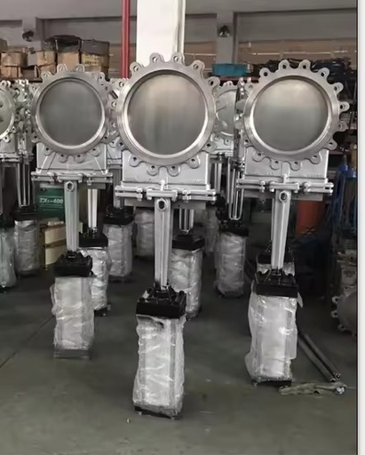 DN150 6INCH Pneumatic Stainless Steel 304 Knife Gate Valve