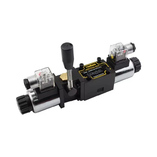 4WMME6 Hydraulic Directional Solenoid Valve-12V 80L/Min Joystick Hydraulic Valve Direction Valve