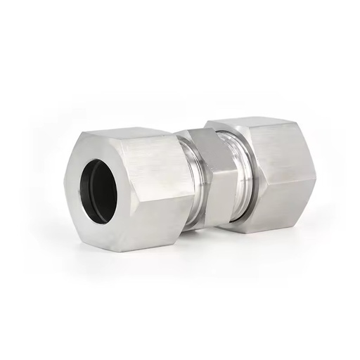 Stainless Steel Compression Single Ferrule Union Hydraulic Tube Fittings DIN2353 Fittings