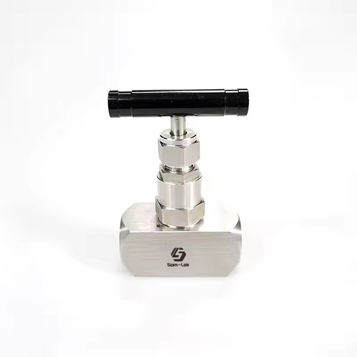 Stainless Steel Female Needle Valve Manual Control 6000psi 10000psi Capacity for Gas Media