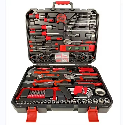 198pcs Multifunction Quality Repair Hand Tool Set with Heavy Duty case