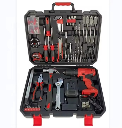 130pcs Professional Electric Home Power Tool Set Combo Tool Set with Heavy Duty case