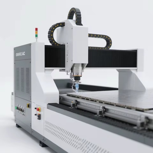 High-Pressure Gantry Structure Water Jet Cutter QR-ACG4020 3-Axis 30KW Motor Bearing Wide Engine Easy Operation