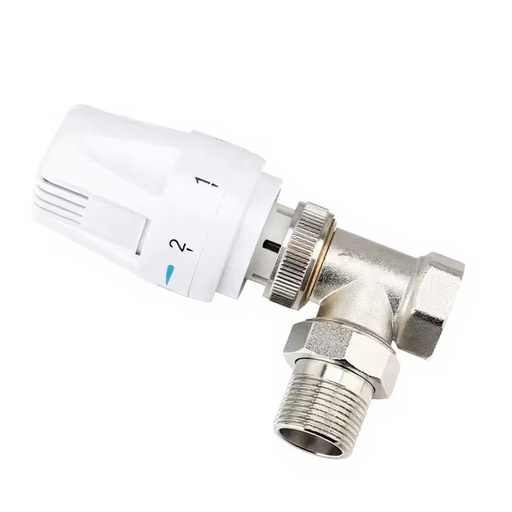 1/2"-1" DN15-DN25 Forged Brass Thermostatic Radiator Valve TRV Straight & Angle Automatic Temperature Control for Home Heating