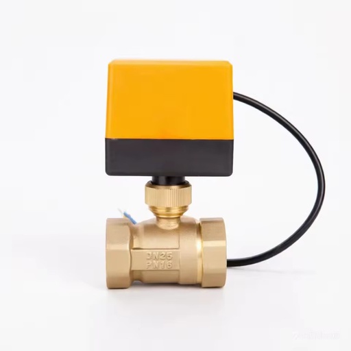 DN15-DN50 Electric Motorized Ball Valve 2-Way Brass Actuator Control Valve For HVAC Fan Coil And Industrial Automation