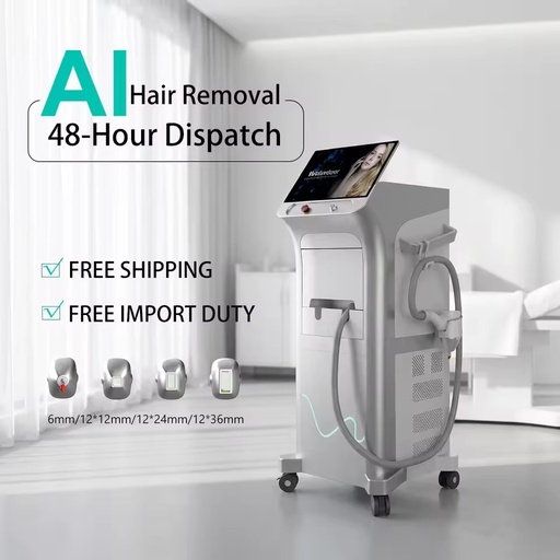 Areslite 3000W Non-Crystal Diode Laser Hair Removal Machine 3 Wavelength 755 808 1064Nm