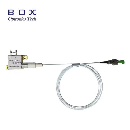 976nm 9W VBG stabilized wavelength fiber coupled diode laser 105um 0.22NA SMA905 narrow linewidth RoHS pump source for medical
