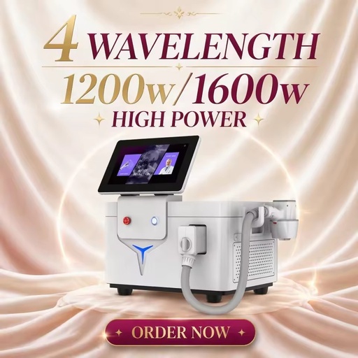 Portable 4 Wavelength 755nm 808nm 1064nm 940nm Diode Machine with CE OEM