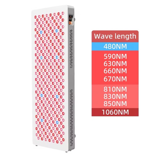 APTREDLIGHT 9 Wavelength Red Light Therapy Lamp - 480/850/1060nm Infrared Light 300 LED Red Light Therapy Panel for Face & Body