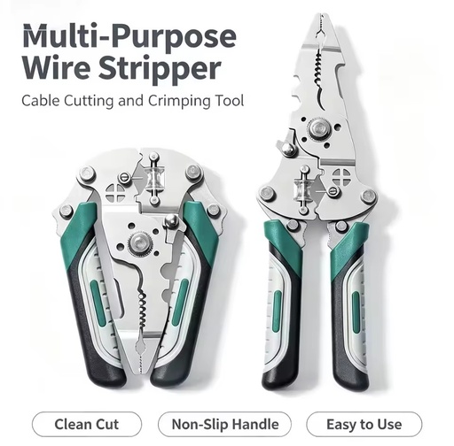 Multifunctional Folding Pliers Suitable For Wire Stripping And Cutting Work Multifunctional Wire Stripping and Cutting Pliers