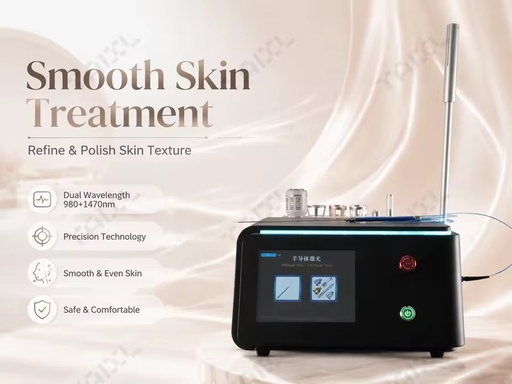 Dual-wavelength 980 1470nm Device for Vascular Treatment and Anti-inflammatory Repair