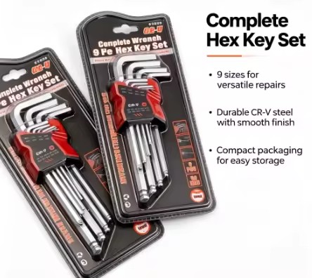 Wholesale OEM DIY Chrome Vanadium Steel Double End Hex Socket Wrench Set Customized Auto Repairing Durable Flat Head Metric