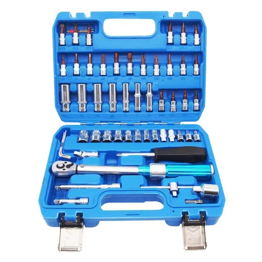 53-Piece Portable Stainless Steel Single End Manual Car Repair Spanner Wrench Set Smooth Adjustable DIY Industrial Hand Tools