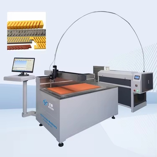 Desktop Water Jet Cutting Machine with Motor Pump for Cutting Foam Soft Materials High Precision +/-0.1mm 20-60mm Thickness