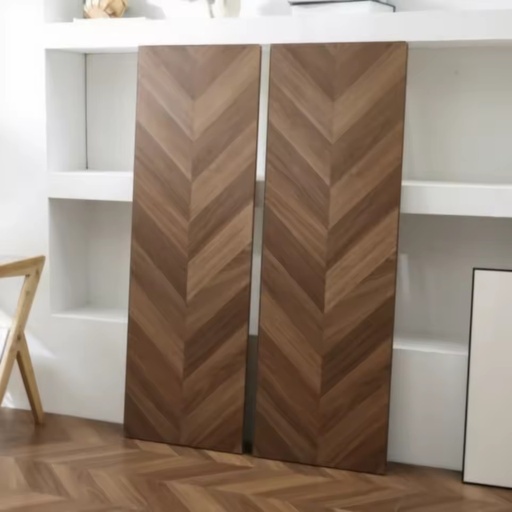 Fishbone Pattern Medium Density Fiber Board AC3 Waterproof Wear-resistant Flooring Natural Color Herringbone Oak Parquet