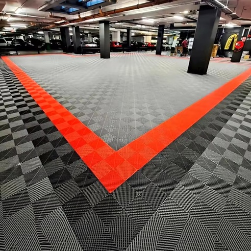 1.8cm Vinyl Flooring Exterior Kitchen School Drainage Leaking Car Wash Splice Grille Floor Mat