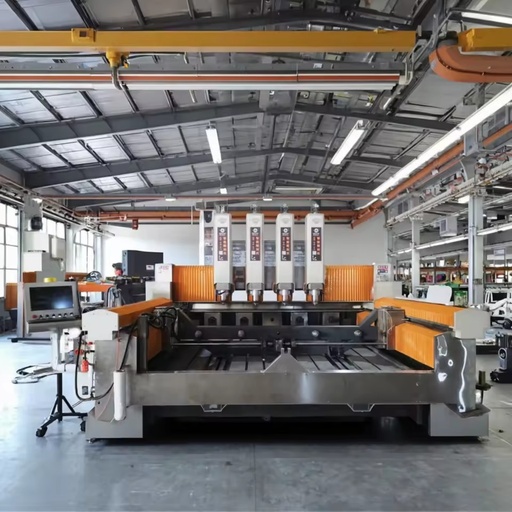 Promotional Sale CNC Water Jet 45 Degree Cutter Bridge Cutting Machine JK-3220B Granite Stone Saw Machinery High-Accuracy Motor