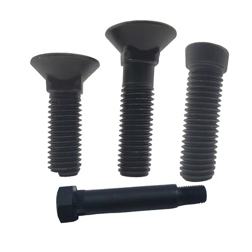 Anti-Rust Non-Standard Custom Shape Black Oxide Precision Carbon Steel Bolt Full/Half Thread ISO9001 Certified Jinggong Brand