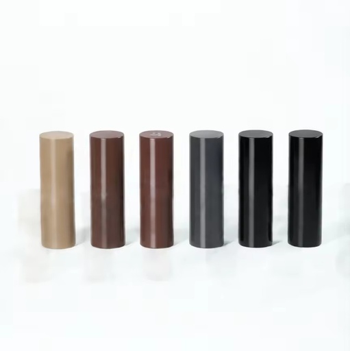 Black Wear Resistant PTFE Rod High Temperature Resistance Extruded Molded Bar Aseismatic Particle Size 100-200 Micron Automotive