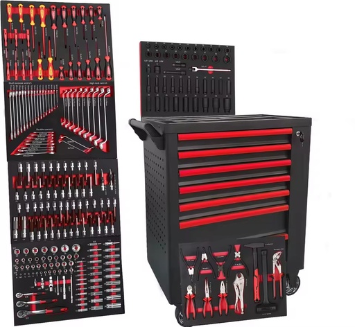 Metal Auto Repair 7 Drawers Roller Cabinet Tool Trolley