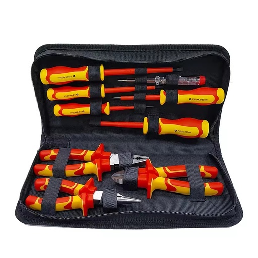 25PCS Iron Insulated Hand Tools Set Including VDE Screwdriver & Open End Wrench 3-Year Warranty OEM Customizable in Blow Case