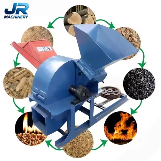 Wood Grinder Machine Sawdust Processing Machine Timber Crushing Equipment Wood Chipper Log Crushing Machine