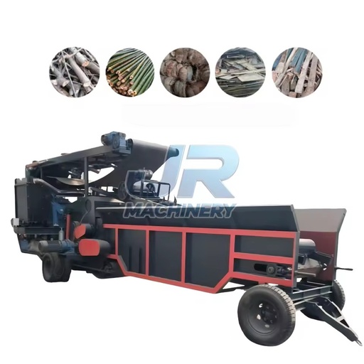Heavy Duty Integrated Wood Shredder Waste Form work Crushing Machine Tree Root Chipper Nail Wood Processing Machinery
