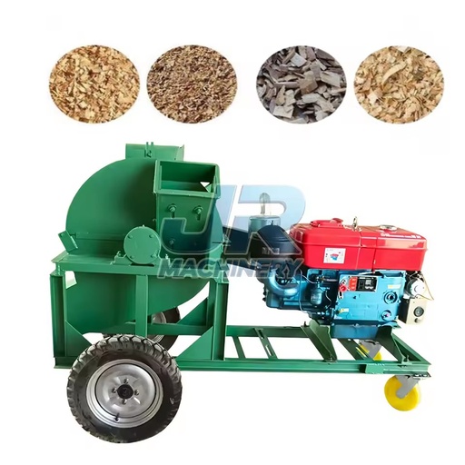 Log Crushing Machine Wood Sawdust Making Equipment Wood Shredder Crusher Timber Grinding Machine