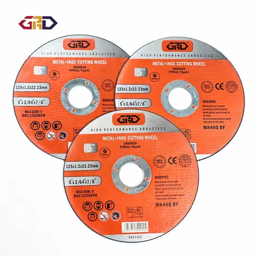 High Quality Cutting Disc Abrasive 5 Inch Cutting Wheels Metal Discs for All Metal Cutting Disc