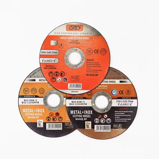 4.5'' 115x1.2x22.2mm T41 Primary Quality Cut Off Wheel Cutting Disc Price EN12413 Standard Metal Abrasive Disc 80 M/s 60