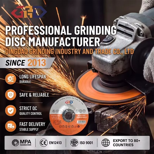 Factory High Quality Abrasive 4-Inch 100mm Disc Cutting Polishing Disc for Carbon Steel Alloy Steel General Metal