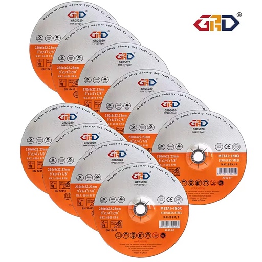 High Hardness Resin Aluminum Oxide Abrasive Deburring Sanding Disk 6m Thickness OEM for Angle Grinder Stainless